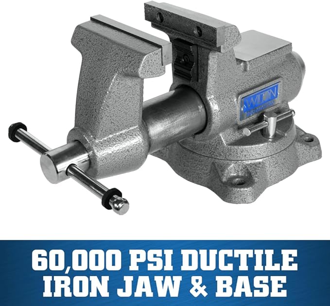 Wilton Mechanics Pro Bench Vise, 4-1/2" Jaw Width, 4" Jaw Opening, 3-1/2" Throat (Model 845M)