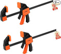 HORUSDY 12'' Bar Clamps for Woodworking, 2PCS Quick F Wood Working Clamps Sets, with 150 LBS Load Limit