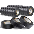 20 Pack Black Electrical Tape Waterproof，3/4 in x 60ft，High Temperature Electric Tape Weatherproof Home Outdoor Multipurpose Insulating Wire Wrapping，Maximum Voltage