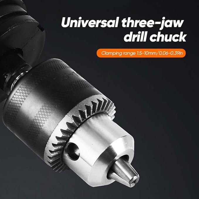Right Angle Drill Attachment, 90 Degree Drill Chuck, Durable Right Angle Adapter for Tight Spaces