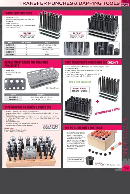 HHIP 8600-0411 33 Piece Transfer Punch Set