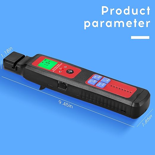 L-507 Live Fiber Optic identifier with Optical Fiber Power Meter -70+~10dbm 5-in-1 Function OPI OPM VFL 10KM RJ45 Network Tester LED Fiber Optic Cable identifier Single Mode/Multi Mode