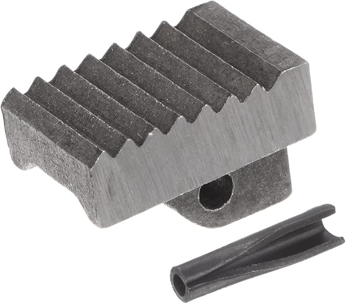 HARFINGTON Pipe Wrench Heel Jaw with Pin Assembly 10" Wrench Replacement High Carbon Steel