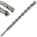 Concrete Drill Bit 1pcs 7/8" X 10"-8" Cross-Type Double Thread Carbide Material Suitable for Concrete, Brick, Cement Walls, Stone