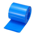 MECCANIXITY Battery Wrap PVC Heat Shrink Tubing 50mm Dia 80mm Flat 33 Feet(10meters) Blue Good Insulation for Battery Pack