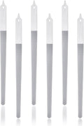 6Pcs Metal Nail Files Nail File Diamond Dust for Natural Nails Stainless Steel Nail Files with Pointed Tip Non Slip Handle Fingernail Files Diamond Nail File for Salon and Home, 8 Inches