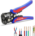 3-in-1 Self-Adjusting Wire Stripper Tool - Heavy Duty Electrical Wire Stripping & Crimping & Cutting Pliers for 10-24 AWG for Electricians, DIY & Automotive Use