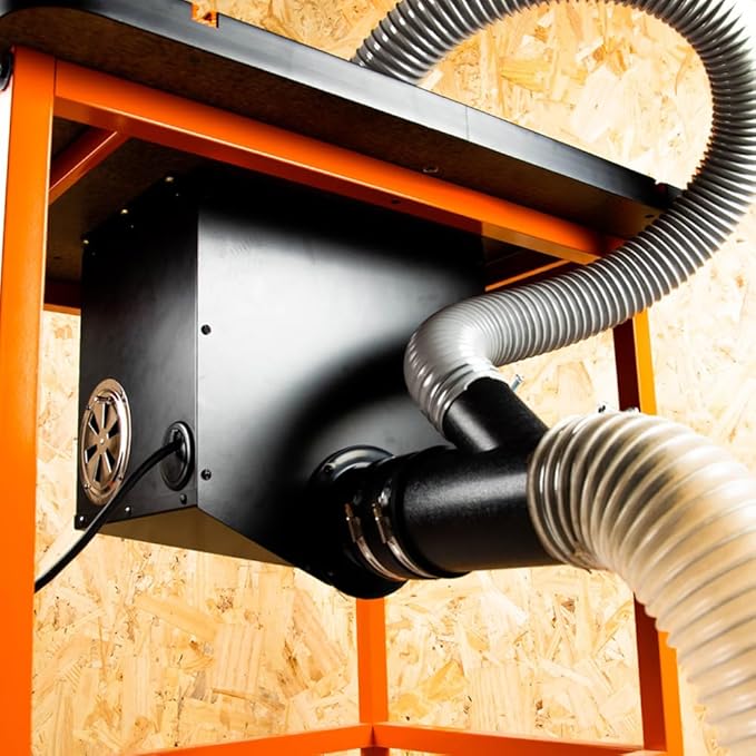 O'SKOOL Dust Collection Box with Router Table Dust Collection Kit