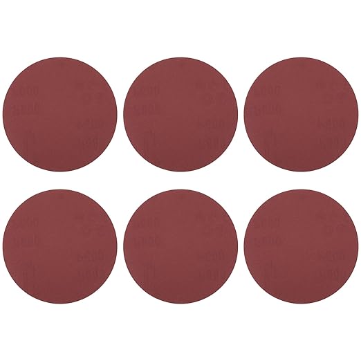 HARFINGTON 15 Pcs 8 Inch Sanding Disc 600 Grit Hook and Loop Sandpaper Random Orbital Sander Pads for Woodworking Automotive Metal Polishing