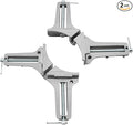 PONY 2-Piece 90 Degree Corner Clamp Set, Featured with 3’’ Maximum Opening, 200 lbs Clamping Force & 1/2’’ Clamping Height, Aluminum Alloy Body, Adjustable Right Angle Clamps for Multiple Projects