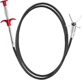Flexible grabberDrain Snake Tool - The Ultimate 116inch Flexible Grabber for Hair, Unclog Any Drain in Minutes! Gunk & Debris in Sinks, Showers & Tubs. No More Chemicals, Just Quick Results!
