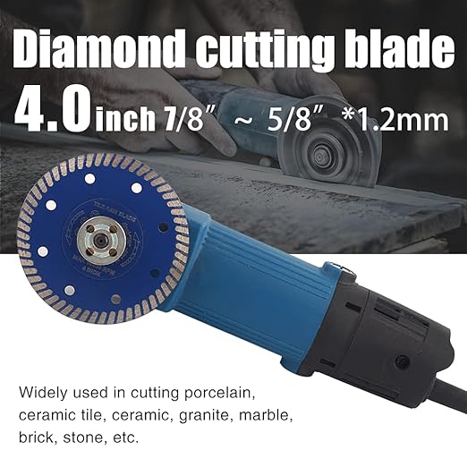 3pc/Lot 4 inch Diamond Blade Super Thin Diamond Turbo Saw Blade Ceramic Tile Disc for Granite Marble Porcelain Ceramic Tile Cutting