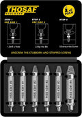 Gifts for Men,Damaged Screw Extractor Set-Christmas Stocking Stuffers for Men Adults Him,Mens Gifts for Dad,Husband,Stripped Screws Nuts & Bolts Drill Bit Tools for Easy Removal of Rusty Broken Screw