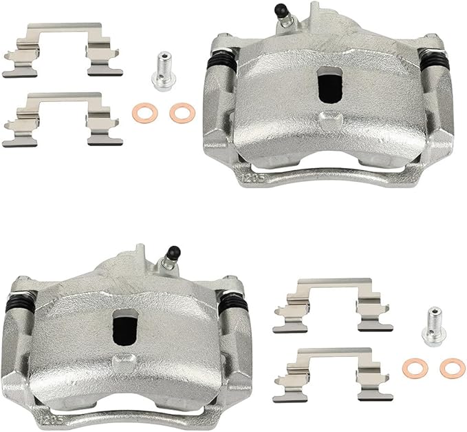 cciyu Front Left & Right Brake Calipers Assembly w/Bracket 19B1832 19B1833 1997-2000 For Acura For EL,1996-2011 For Honda For Civic,2010-2014 For Honda For Insight