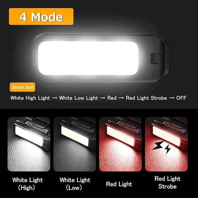 Rechargeable Magnetic Work light, 180° Rotate Mechanic Grill Light for Car Repair, BBQ,Emergency, Camping, Outdoor & Mechanics Tools