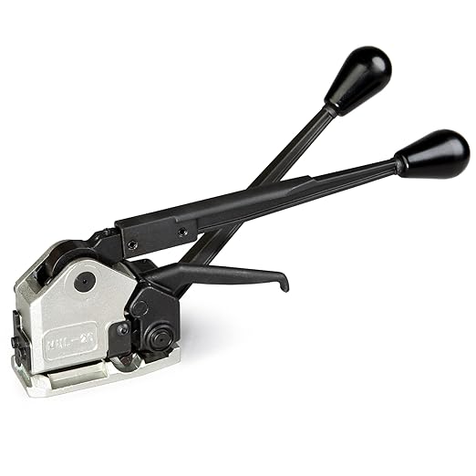 Teknika MUL-20 Heavy Duty Sealless Combination Tool for High Tensile Steel Strapping, Adjustable for 1/2" and 5/8" Strap Width