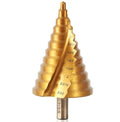 Step Drill Bit Set, 1/4" to 2-3/8", Hex Shank High Speed Steel Step Drill Bit for Stainless Steel, Metal, Aluminum, Copper, Wood, PVC