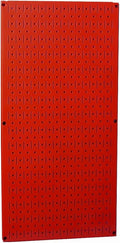 Wall Control Pegboard 32in x 16in Red Metal Pegboard Tool Board Panel