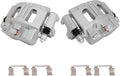 SCITOO Front Left+Right Brake Calipers With Bracket 18B4950 18B4951 Compatible For Chevrolet Equinox 2005-2006 For Pontiac Torrent 2006 For Saturn Vue 2004-2007