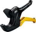 DELI PVC Pipe Cutter, Up to 2-1/2", Ratchet Pipe Shears Heavy-Duty, Pex Cutting Tool for Cutting PEX, PVC, PPR Plastic Hoses and Plumbing Pipe