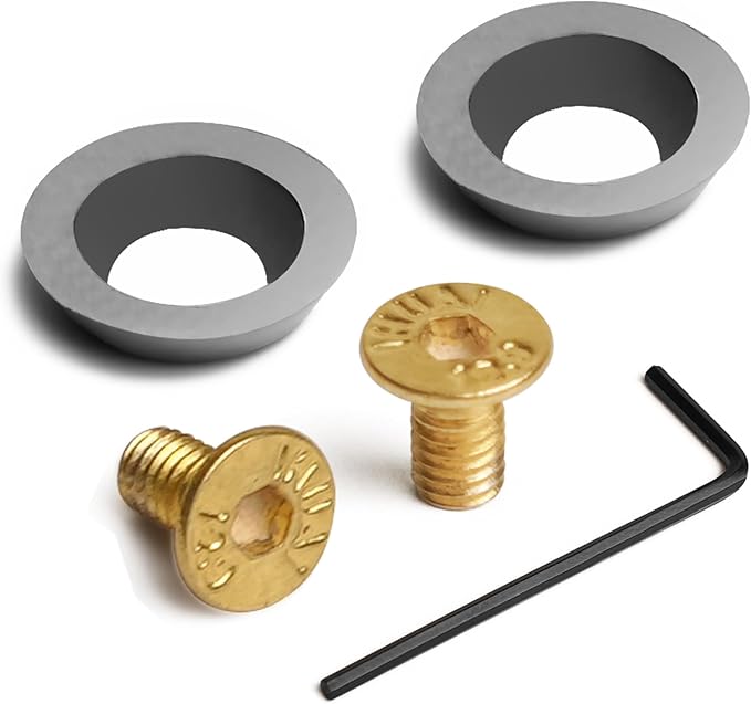 WCS-T-R-8.9/2 Set of Two Piece 8.9x2mm-30° TCT Carbide Tipped Round Blade for Hollowing Tools.