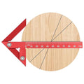 Aluminum Alloy Center Positioning Ruler, 45/90 Degree & Right Angle & Centerline Positioning, Red High-Precision Metric Measuring Multi-Function Arrow Ruler,043R
