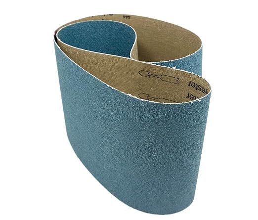 Benchmark Abrasives 6 x 48 Inch Sanding Belts with Zirconia Grains, Sand Paper for Metal Grinding, Sanding, Knife Polishing, Surface Blending Belt Sander Paper Belt for Woodworking (2 Pack), 36 Grit