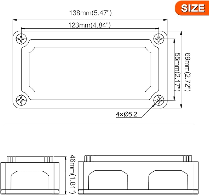 2pcs 300A Bus Bar Brass Power Distribution Block 4 3/8 inch (M10) Studs Busbar Positive Negative Ground Terminal Block Junction Block Buss Bar with Cover for Marine Car RV Boat Solar