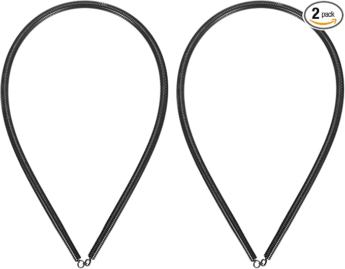 HARFINGTON 2pcs PVC Spring Tube Bender 12.5mm OD 1000mm Long B Type Conduit Pipe Bender Bending Spring for Pipe Bending Devices in Home Hydropower, Black