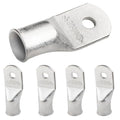 SELTERM 5pcs 3/0 AWG 1/4" Stud Tinned Copper Wire Lugs, Battery Lugs, Ring Terminals, Battery Cable Ends, 000 Gauge Ring Terminal Connectors, UL Marine Grade Electrical Battery Terminal Connectors