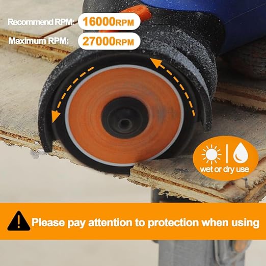 HSS Circular Saw Blade 2inch - BRSCHNITT 5PCS 72T 10mm Bore Cutting Discs for Cutting Wood, Copper, Aluminum, Plastic and Soft Metal