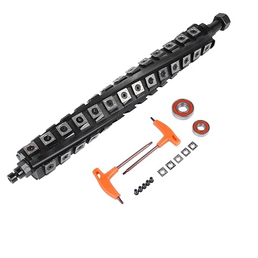 13 Inch Spiral Helical Cutterhead Replacement for DeWalt DW735 DW735X Planer Straight-Knife Cutterhead Reduce Noise Easy Replacement