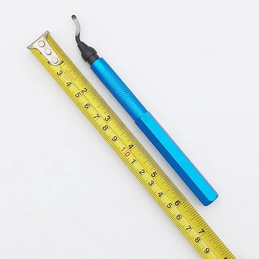 Swivel Head Deburring Tool 6-1/2“/ Metal Handle Chamfer Tool/Removing Burr from Aluminum, Copper, Brass and Plastic Pipes …