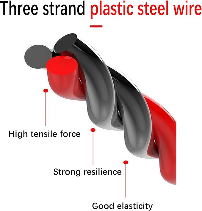 100ft/30m Fish Tape Electrical Cable Puller Kit - 6mm PET for Through Wall Conduit Wiring,Wire Puller for Electricians,Cable Pulling Fish Tape,Wire Guide Device