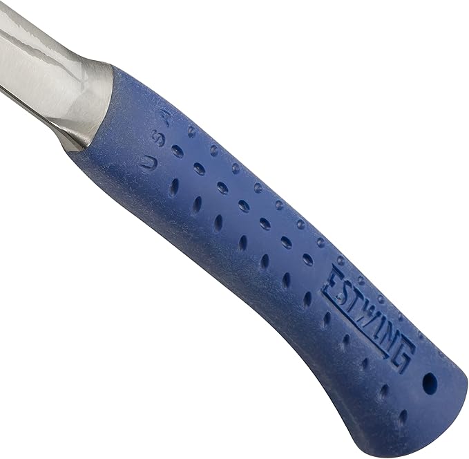 ESTWING Camper's Axe - 16" Hatchet with Forged Steel Construction & Shock Reduction Grip - E44A