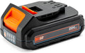 SENIX B25X2 20 Volt Max* 2.5 Ah Lithium-ion Battery for X2 Series Lawn and Garden and Cordless Power Tools, Fade-Free, Battery Indicator Lights