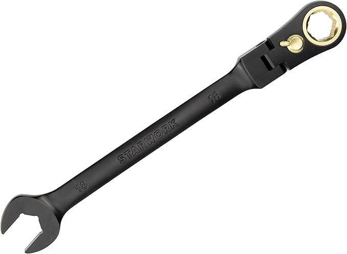 TRUE MECHANIC™ 20-Piece, 120T, Reversible, Flexible Ratcheting Wrench Set, Non-Slip, Long Pattern, SAE/Metric, Professional, With Portable Roll-Up Pouch Bag