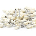 AIRIC UL Listed Wire Ferrule Connectors 22 Gauge - DIN Standard - Crimp Copper Ferrules Terminals Wiring Electrical Connector Nylon Insulated Pin Cord End Terminal 22 AWG, White, 200 Pcs