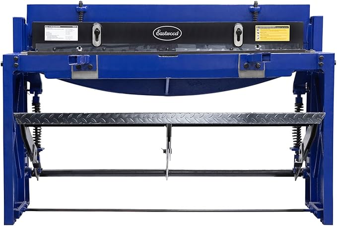 Eastwood 52 Inch Stomp Shear Machine | Industrial Grade Manual Operated Metal Fabrication Stomp Shear Sheet Cutter up to 14 Gauge | Equipped with T10A Tool Steel Ultra Sharp Cutting Blades