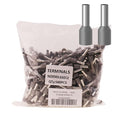 10AWG Wire Ferrule Terminals, 500pcs AWG10/6.0mm² Grey Terminal Connector,Crimp Pin Cord End Terminals for Electric, Industrial, Chemical Industry, Power Control System, etc.