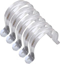 5 Pcs 3inch Rigid Pipe Strap,Two Hole Stainless Steel Strap U Bracket, Widened Tube Strap Tension Clip Assortment Kit Heavy Duty Pipe Clamp（90mm）
