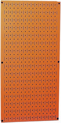 Wall Control Pegboard 32in x 16in Orange Metal Pegboard Tool Board Panel