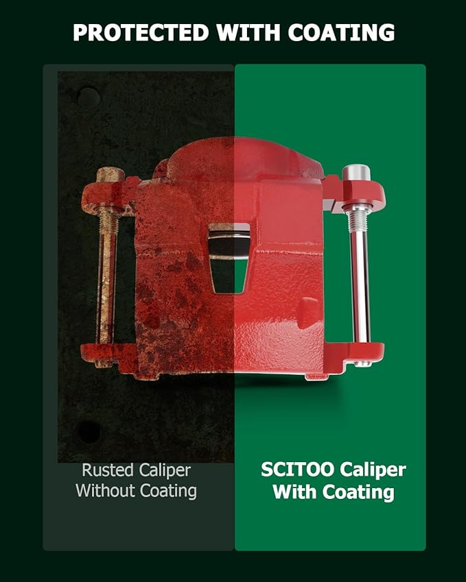 SCITOO Front Right Brake Caliper Without Bracket 18-4071 Compatible For Buick 1978-1987 For Chevrolet 1978-2003 For GMC 1978-2003 For Isuzu 1997-2000