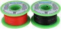 BNTECHGO 24 Gauge Silicone Wire Spool red 25ft and Black 25ft Flexible 24 AWG Stranded Tinned Copper Wire