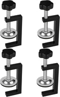 3 Inch C Clamp for Woodworking, Heavy Duty Steel C Clamps, Small C Clamps for Desktop Workpiece Fixing (4 Pcs)