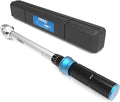 DISEN 1/2-Inch Drive Click Torque Wrench, 30-170 ft.lb/40-220Nm Torque Wrench, 72 Tooth Dual-Direction Adjustable Ratchet Torque Wrench for Bike, Motorcycle and Car Repair