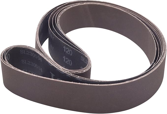 2 x 72 2x72 Inch Sanding Belts,2 x 72 Grinding Belts 120 Grit, Aluminum Oxide Knife Sharpening Sanding Belt for Metal, 6 Pack(2x72in,120 Grit)
