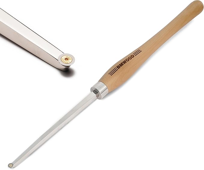 Hollowing Tool Overall length: 23 3/4" Carbide Tipped Straight For Woodturning. Beech handle length: 15 1/2", Tool bar length: 8 1/4", with 8.9 * 2mm-30°TCT ROUND BLADE