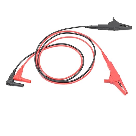 10Pcs Test Leads Kit, Double Insulated Test Lead Set with Alligator Clips and Needle Probefor Multimeter Electrical Testing