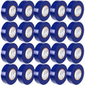 OHLECTRIC Professional Grade Vinyl Electrical Tape (20 Pack) Blue - 7 Mil Thick Flame-Retardant, Heat & Weather Resistant 3/4 Inch x 60 Feet | Ideal for Contractors & Electricians